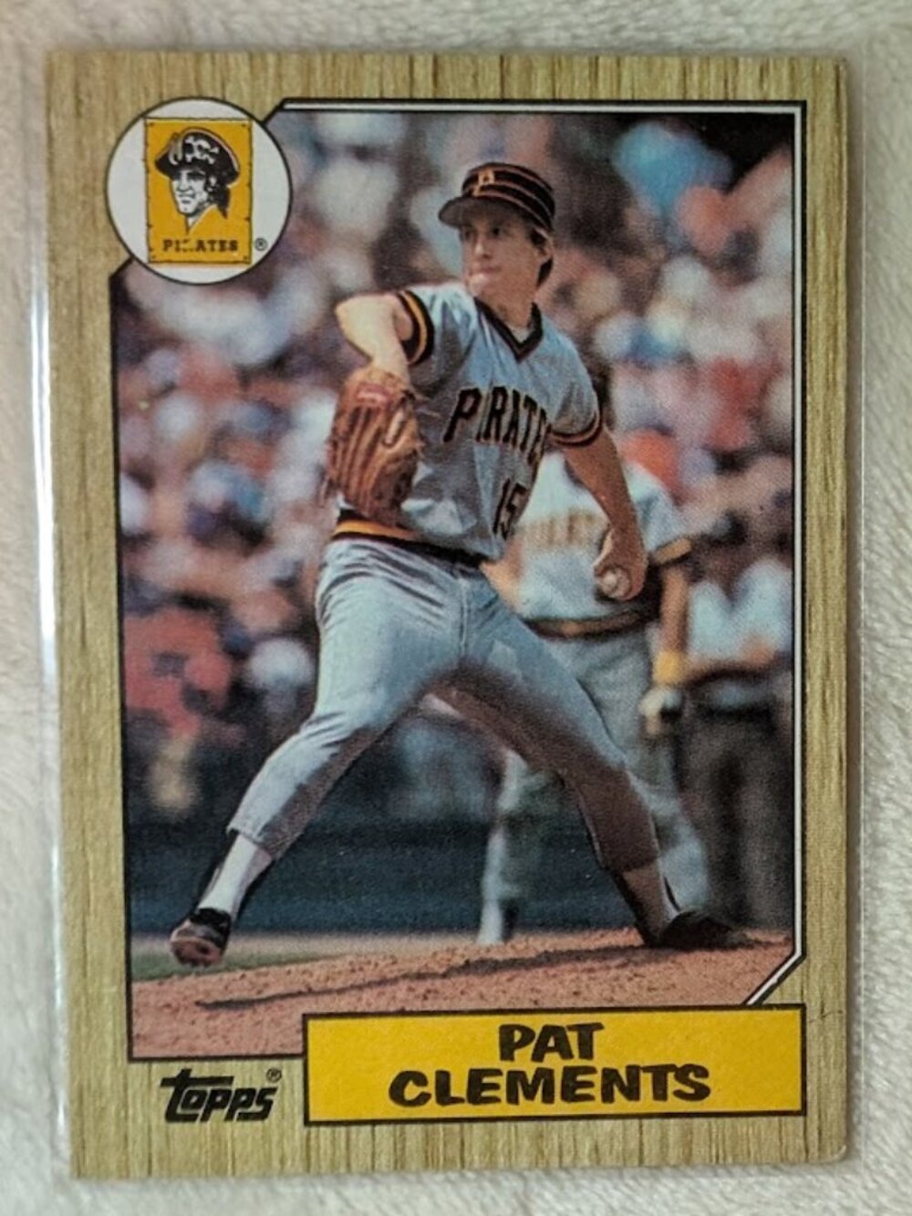 1987 Topps Chewing Gum PAT CLEMENTS #16